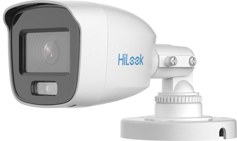 Cámara Bullet HiLook THC-B129-P 2MP 1080p ColorVu 24/7 con Luz Blanca