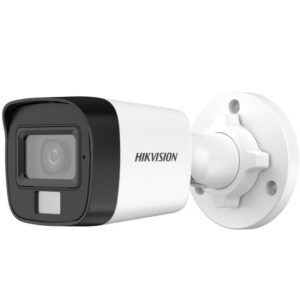 Cámara Bala Hikvision 2MP DS-2CE16D0T-LPFS con Audio y Luz Blanca