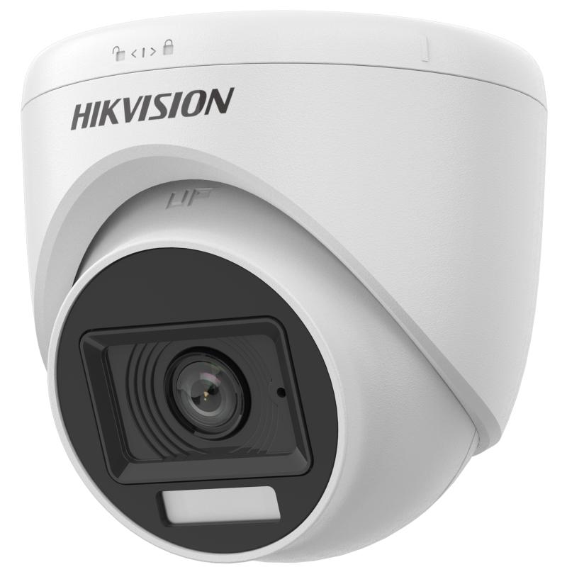 Cámara Domo Hikvision 2MP con Audio y Luz Inteligente DS-2CE76D0T-LPFS