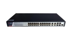 Switch PoE Empresarial Hikvision DS-3E2528P – 24 Puertos Gigabit + 370W