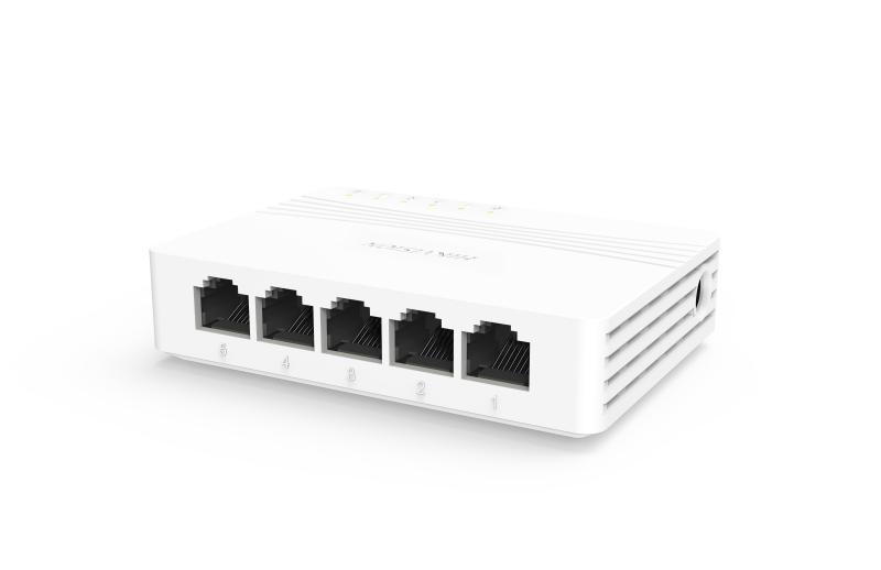 Switch Gigabit Hikvision DS-3E0505D-E 5 Puertos 10/100/1000 Mbps No Administrado