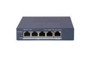 Switch Gigabit PoE Hikvision DS-3E1505P-EI/M – 4 Puertos PoE 45W