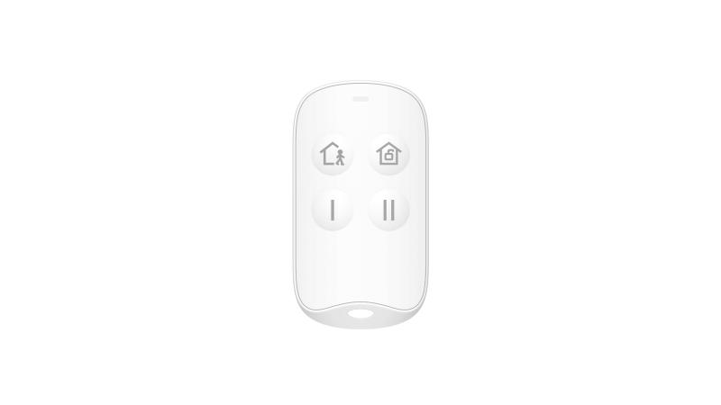 Control Remoto Keyfob Inalámbrico Hikvision DS-PKF201-WB para Alarma AX Home