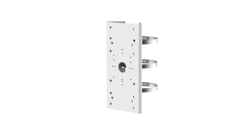 Soporte Horizontal Poste DS-1275ZJ Hikvision – Acero Inoxidable Profesional