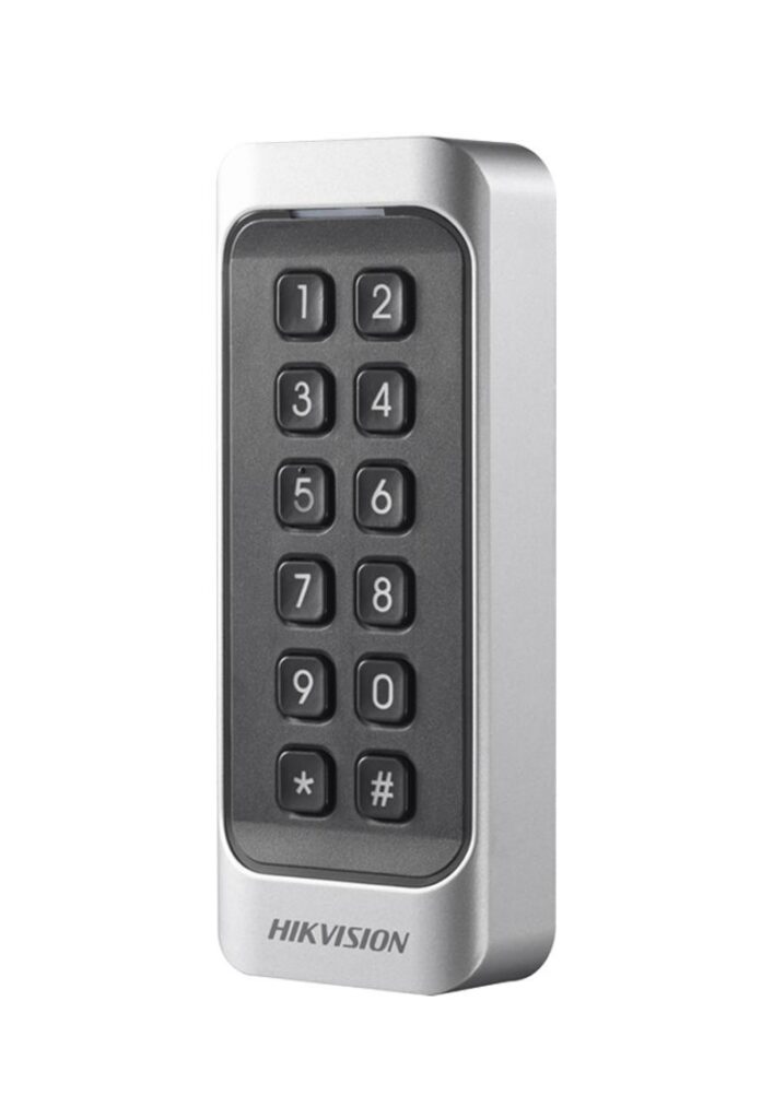 Lector Control Acceso Hikvision DS-K1107AMK Tarjeta RFID + Teclado IP65