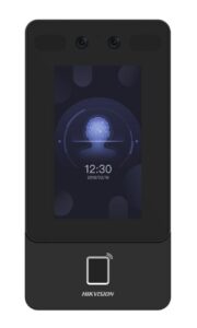 Terminal de Reconocimiento Facial Hikvision DS-K1T342MFWX-E1 con WiFi y PoE