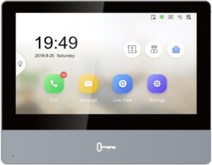 Monitor Interior Video Portero IP Hikvision DS-KH8350-WTE1 7″ WiFi Touch