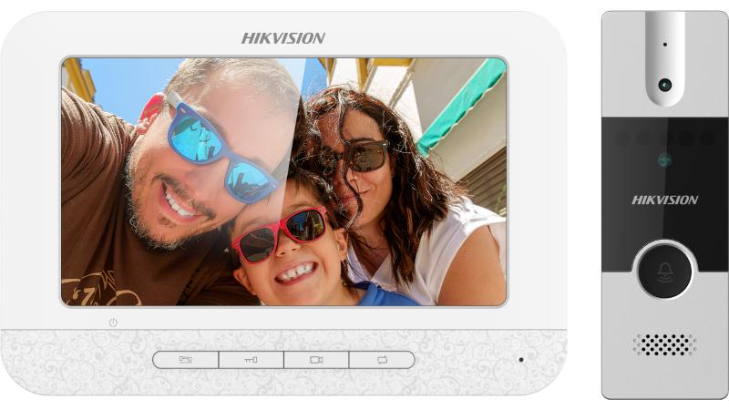 Kit Videoportero Hikvision DS-KIS202T | Pantalla 7″ Full HD