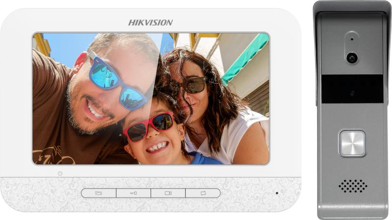 Kit Videoportero Hikvision DS-KIS203T – Pantalla 7″ Full HD 1080p IP65