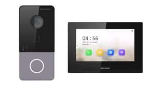 Kit Videoportero IP Hikvision DS-KIS605-P – Pantalla Táctil 7″ + Cámara 2MP