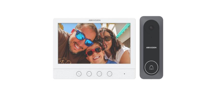 Kit Videoportero Hikvision DS-KIS212 HD TVI con Monitor 7″ y Control Acceso