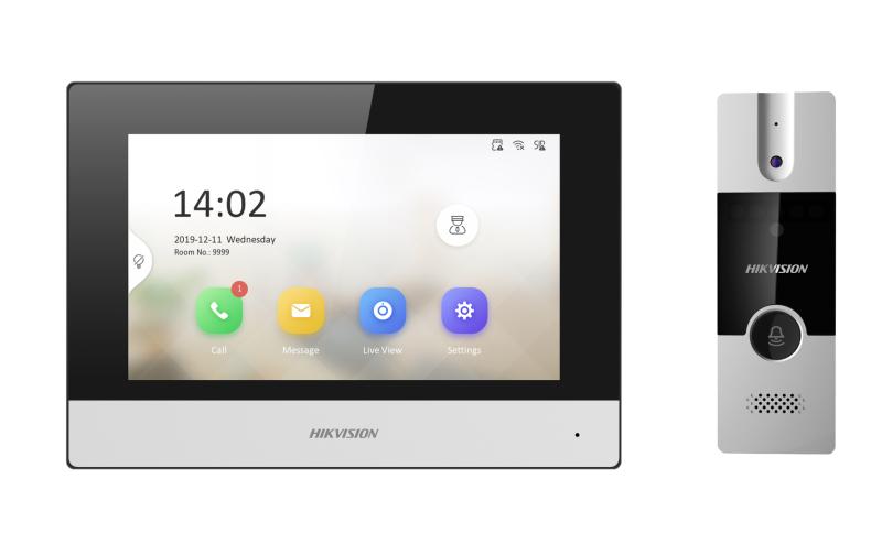 Videoportero Hikvision DS-KIS312-P – Kit Completo WiFi Pantalla 7″ Touch