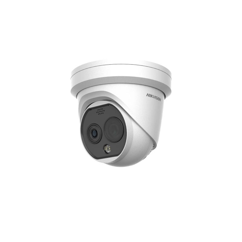 Cámara Térmica Bifocal Hikvision DS-2TD1228T-2/QA(B) HeatPRO 256×192