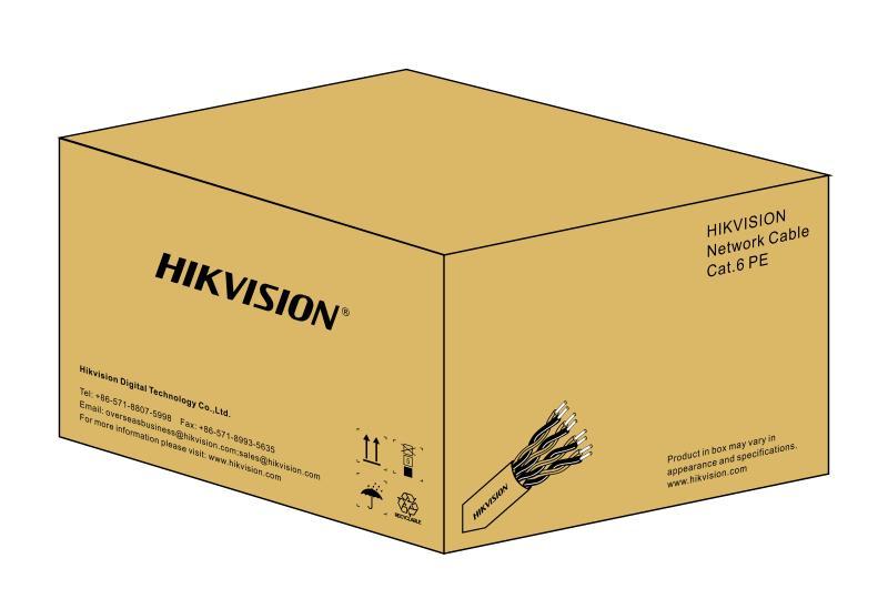 Cable UTP Cat6 Hikvision DS-1LN6UEL5 305m Indoor LSZH – Cobre Puro