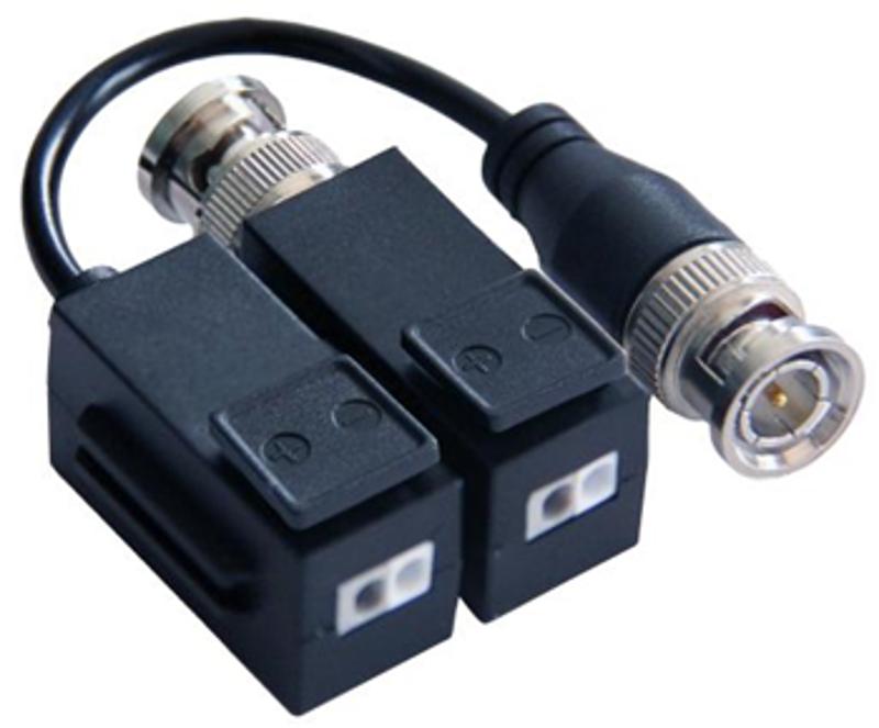 Transmisor de Video Balun Pasivo Hikvision DS-1H18S/E - 8MP hasta 350m