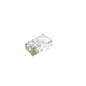 Conectores RJ45 Cat6 Hikvision DS-1M6UA – Contactos Bañados en Oro x100