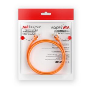 Cable Patch Cord Cat 6 Hikvision DS-1NP6UEC0 – 0.5m Cobre Puro Naranja