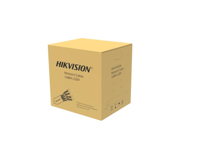 Cable Cat 6A U/FTP LSZH Hikvision DS-1LN6APSL3 305m – Cobre Sólido Interior