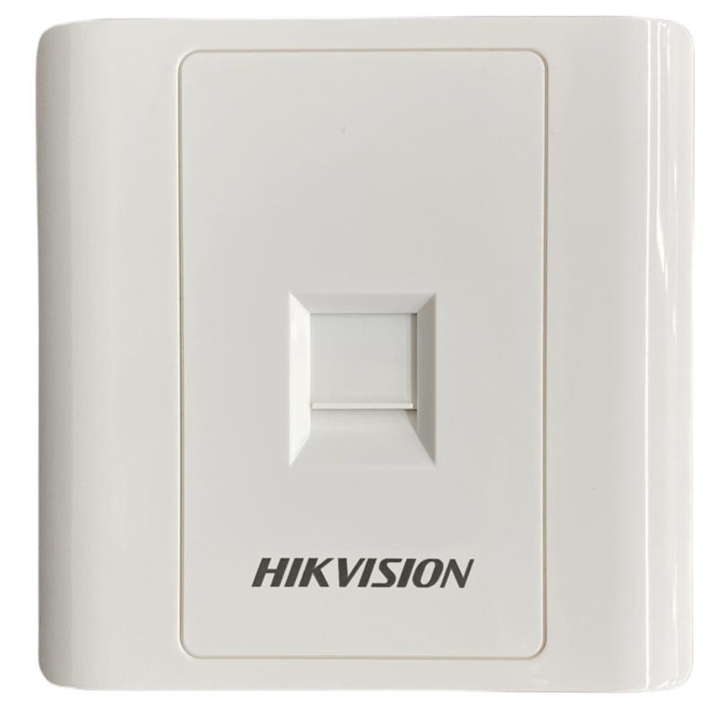Faceplate Hikvision DS-1FPA1 - 1 Puerto con Cubierta Deslizante