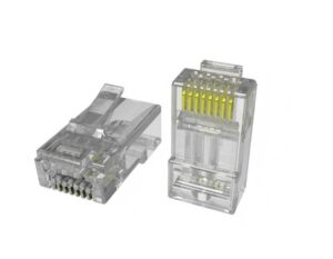 Conector RJ45 Cat6 Hikvision DS-1M6AUA 10Gbps – Caja x100 Unidades