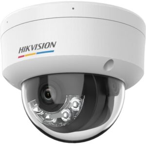 Cámara IP Domo Hikvision 2MP con Audio y Luz Híbrida DS-2CD1127G2H-LIU(F)
