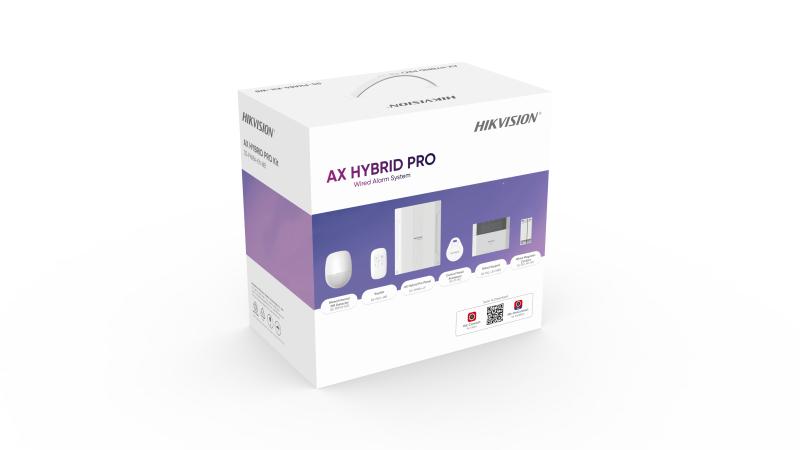 Kit Alarma Hikvision AX Hybrid Pro 64 Zonas WiFi DS-PHA64-Kit-WB-B