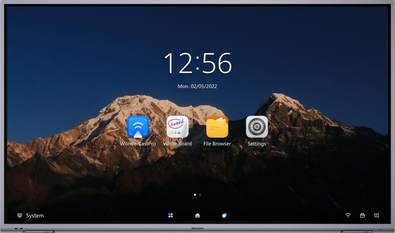 Panel Interactivo Hikvision 86″ 4K Táctil 45 Puntos – DS-D5B86RB/C