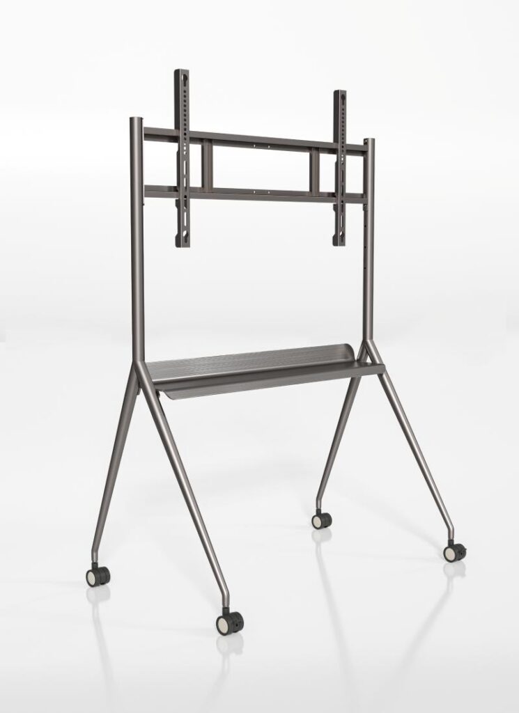 Soporte Móvil Hikvision DS-D5ABKY2-S para Pantallas Interactivas 55-75″