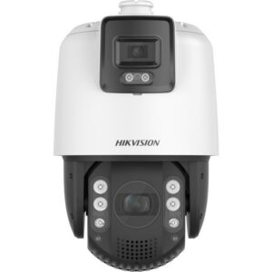 Cámara PTZ IP Hikvision 4MP DarkFighter con Doble Canal y Zoom 32x Hi-PoE