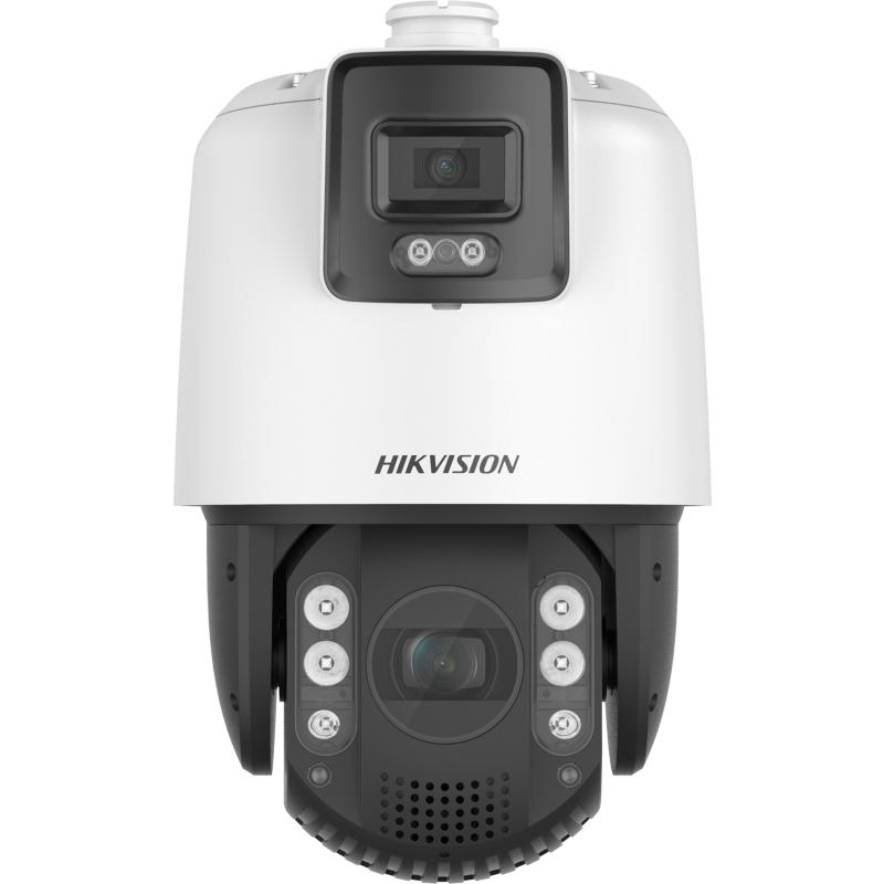 Cámara PTZ IP Hikvision 4MP DarkFighter con Doble Canal y Zoom 32x Hi-PoE