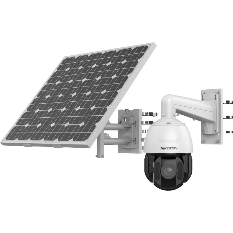 Cámara PTZ 4MP Solar 4G Hikvision DS-2DE5425IWG-K con Batería Autónoma