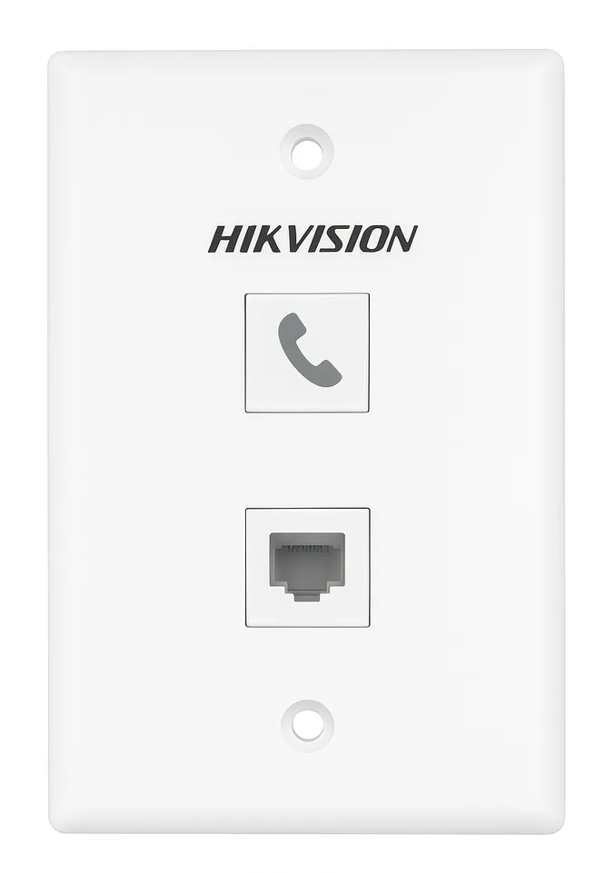 Placa de Pared Hikvision DS-1FPA2-A – 2 Puertos RJ45 Profesional