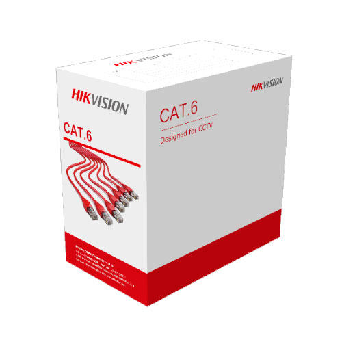 Cable UTP Cat6 305m Interior Hikvision DS-1LN6U-SC0