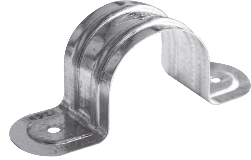 Grapa Galvanizada 1″ Doble Oreja para Tubería EMT