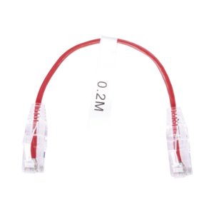 Cable Patch Cord Slim UTP Cat6 20cm Rojo – LinkedPro LP-UT6-020-RD28
