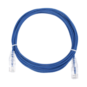 Cable Patch Cord UTP Cat6 Slim 3m Azul 28AWG LINKEDPRO LP-UT6-300-BU28