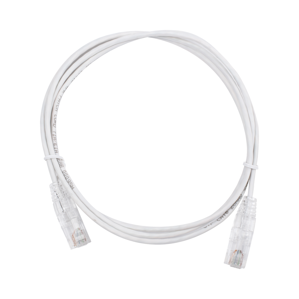 Cable Patch Cord UTP Cat6 LinkedPro 1.5m Blanco Slim 28AWG