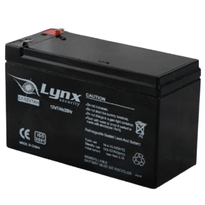 Batería Lynx 12V 7Ah Carga Seca – Respaldo para Seguridad y Control
