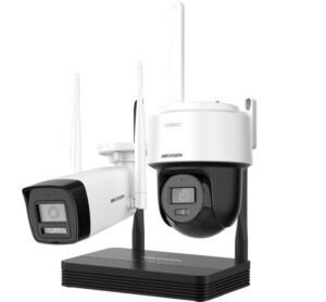 Kit Hikvision WiFi 2MP NKS422W03H – 2 Cámaras IP + NVS con Hik-Connect