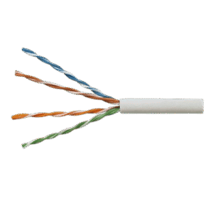 Cable UTP Cat 5E LPS 100m Blanco con Conectores RJ45 – LPSUTPCAT5E100BC