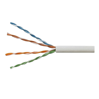 Cable UTP Cat 5E LPS 100m Blanco con Conectores RJ45 – LPSUTPCAT5E100BC