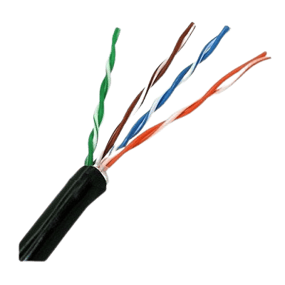 Cable UTP Cat 5e Exterior x100m LPS – Aleación 70% Cobre
