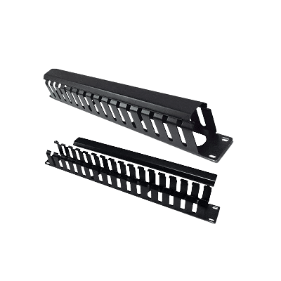 Organizador Horizontal de Cables 2RU para Rack 19″