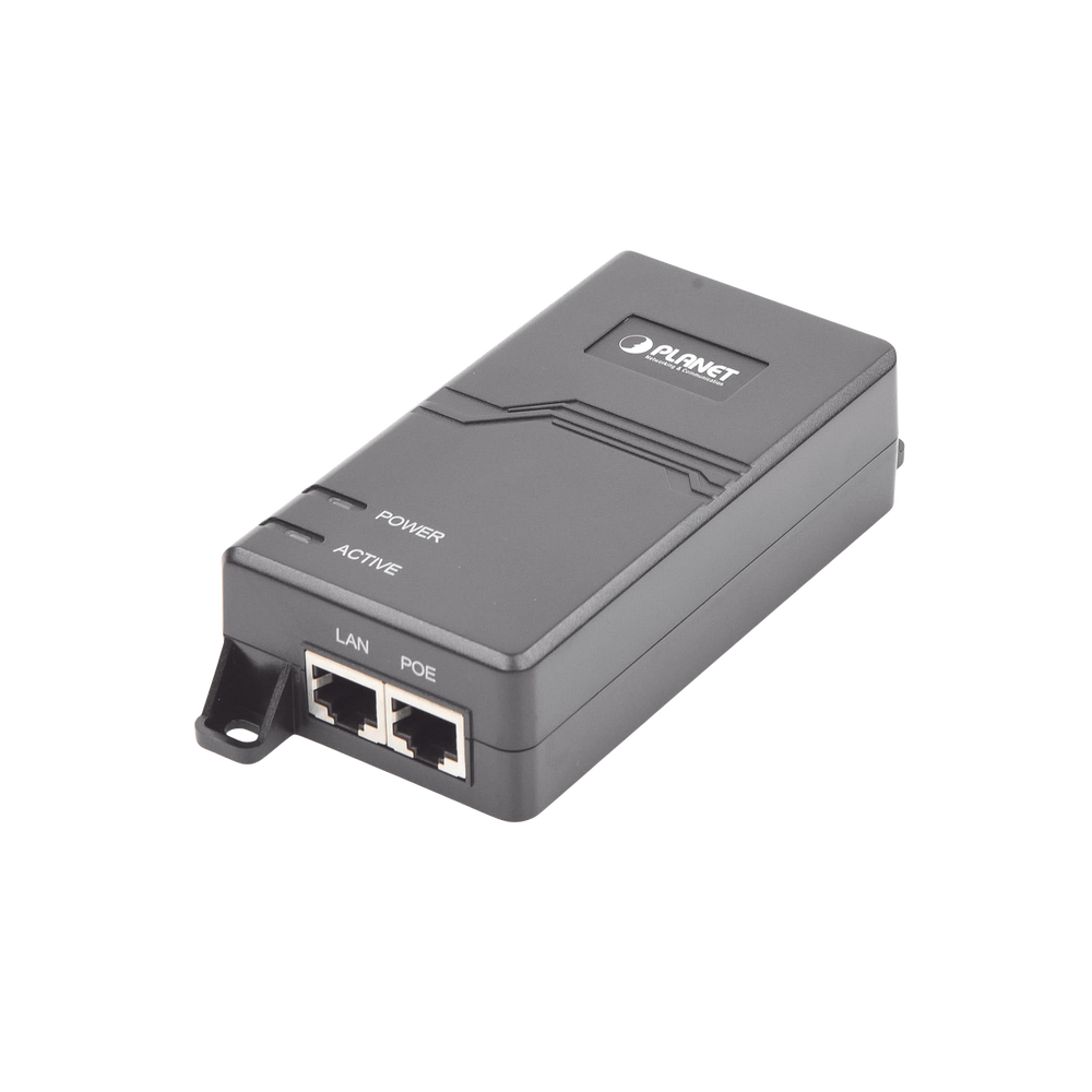 Planet POE-163 – Inyector PoE Gigabit 802.3at 30W Mid-Span