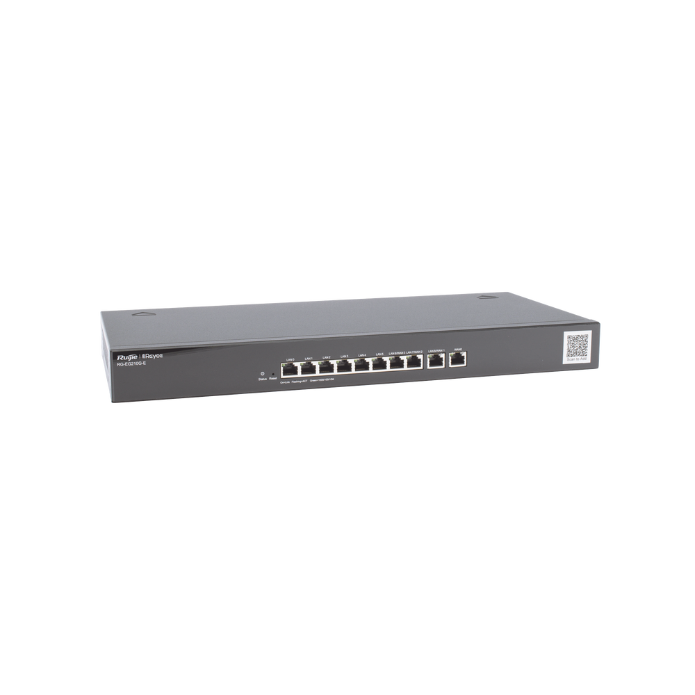 Router Cloud Managed Reyee RG-EG210G-E | 10 Puertos Gigabit Empresarial