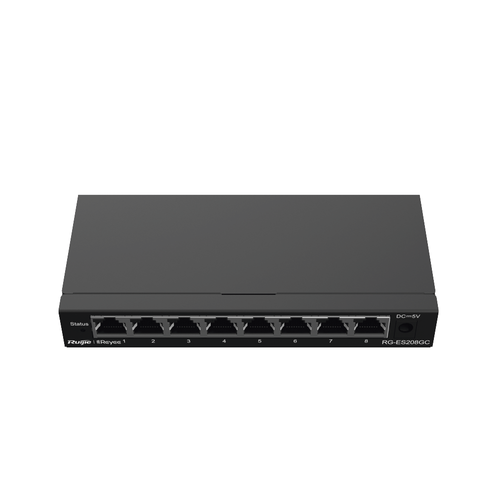 Switch Ruijie RG-ES208GC – 8 Puertos Gigabit Cloud Managed | Layer 2