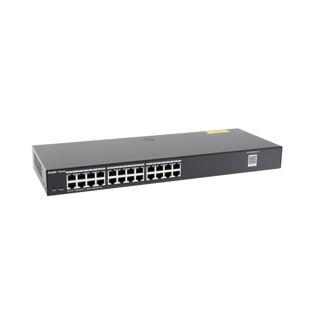 RG-ES224GC-V2: Switch Smart Cloud 24 Puertos Gigabit Layer 2 | Ruijie Reyee