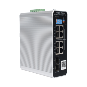 Switch Industrial Ruijie RG-NIS2100-8GT2SFP-HP | 8 Puertos PoE++ Gigabit