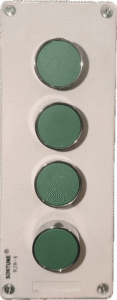 Caja Botonera de 4 Interruptores para Control Eléctrico
