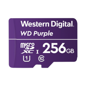 Memoria MicroSD Western Digital Purple 256GB para Videovigilancia